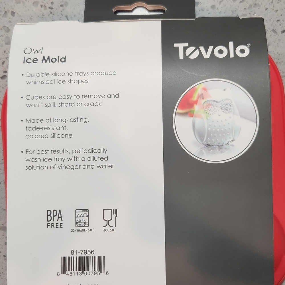Owl shaped silicon ice tray mold - Picture 4 of 4
